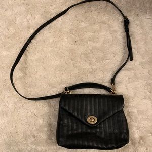 Small black crossbody purse